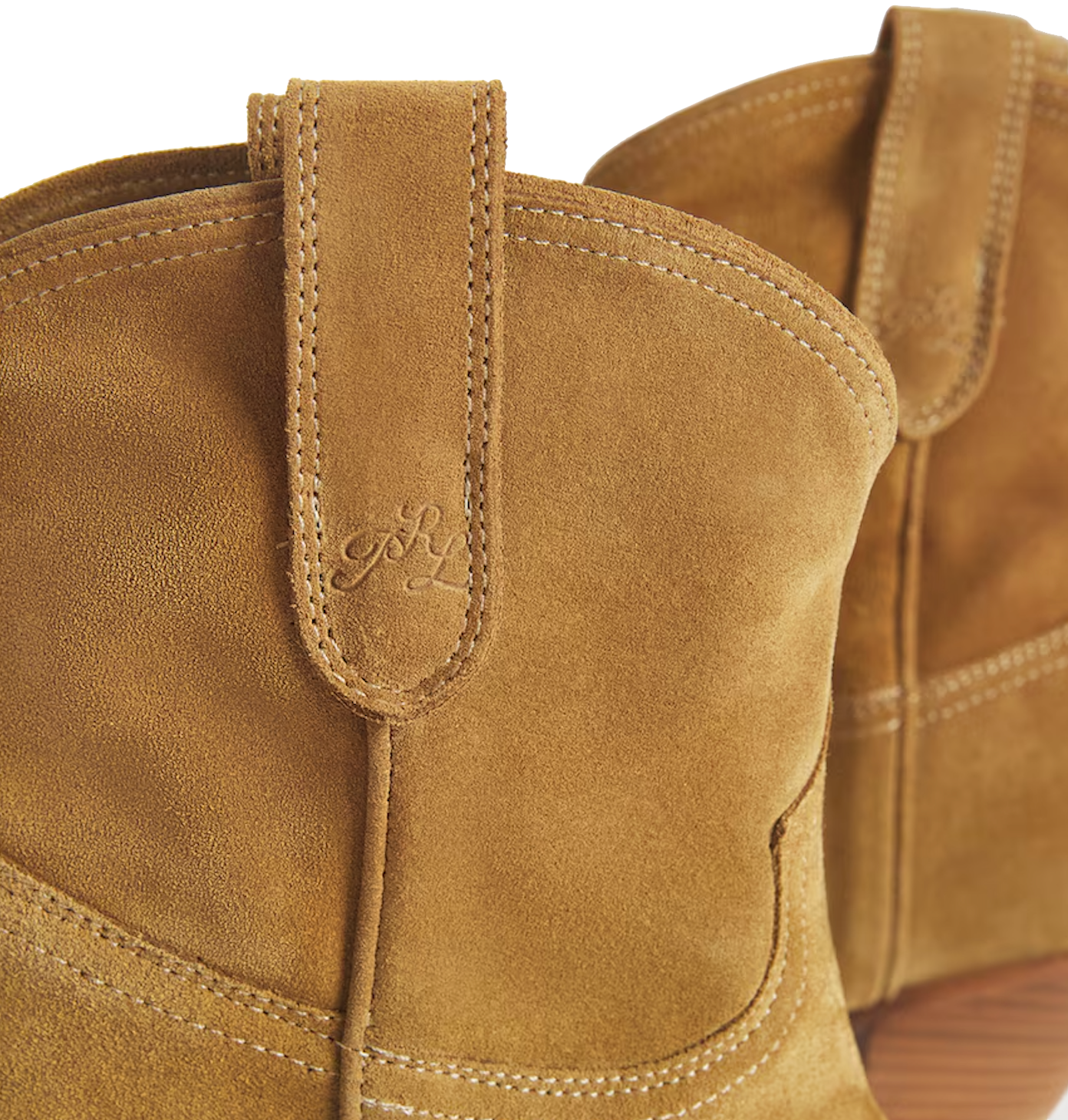 Polo Ralph Lauren Suede Western Ankle Boots 55