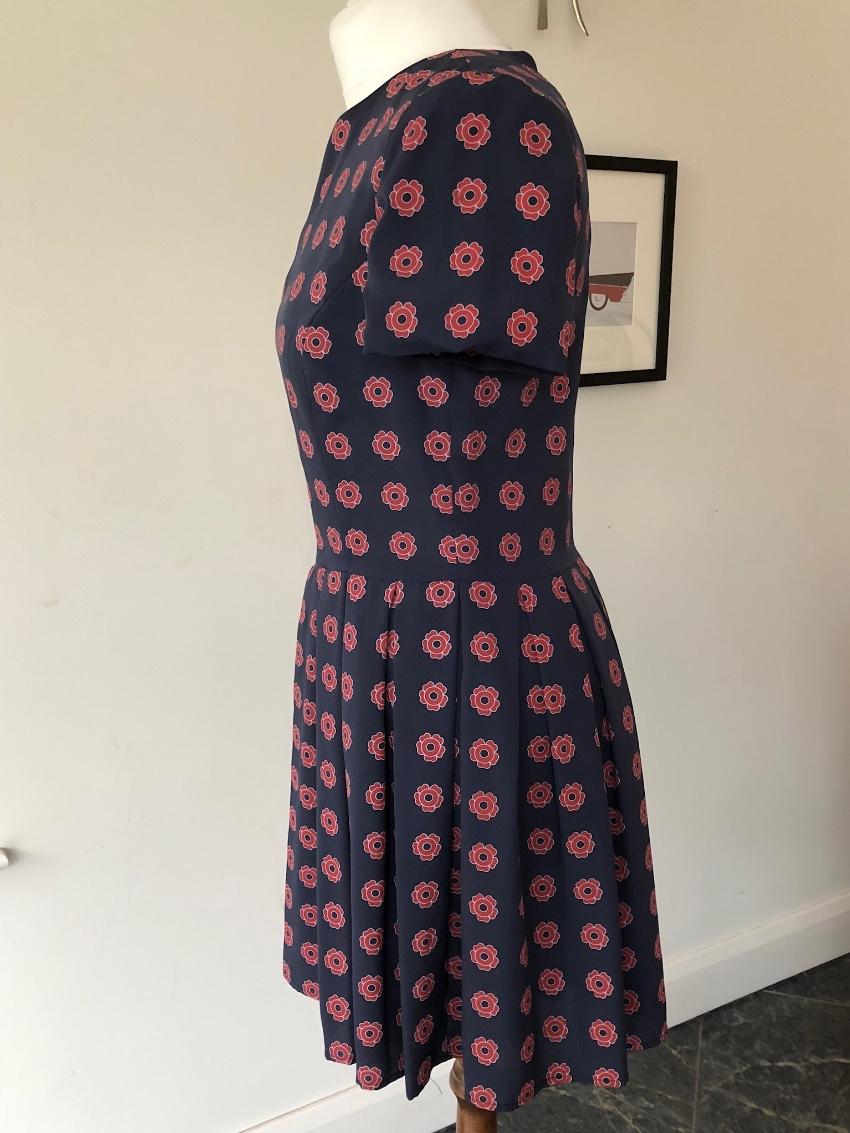 Open ceremony rose print mini dress