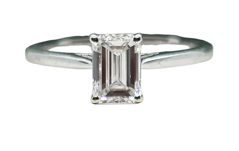 Bespoke Lab Grown White Gold 1 Carat Diamond Ring