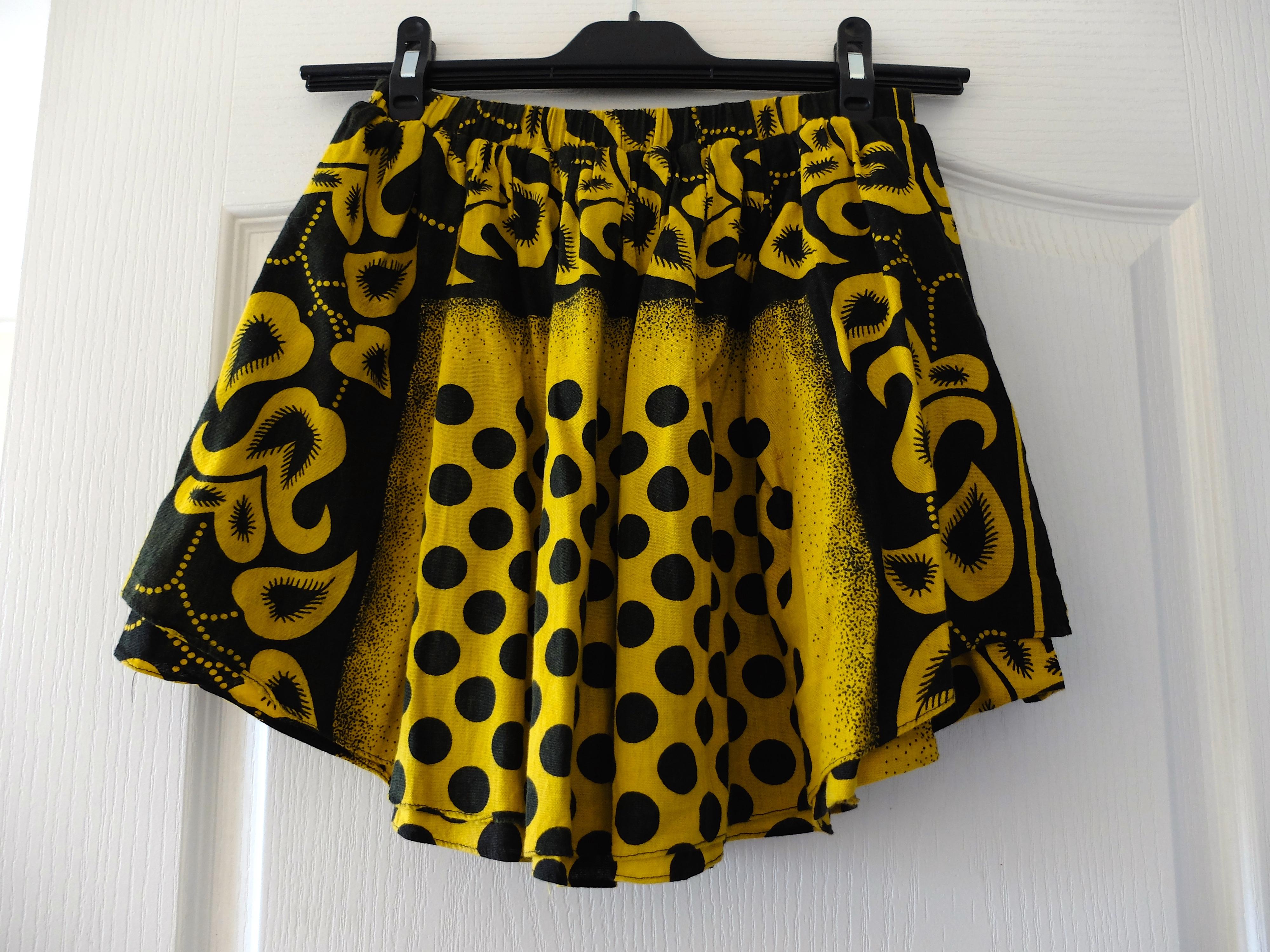 Suno Mini Yellow Skirt
