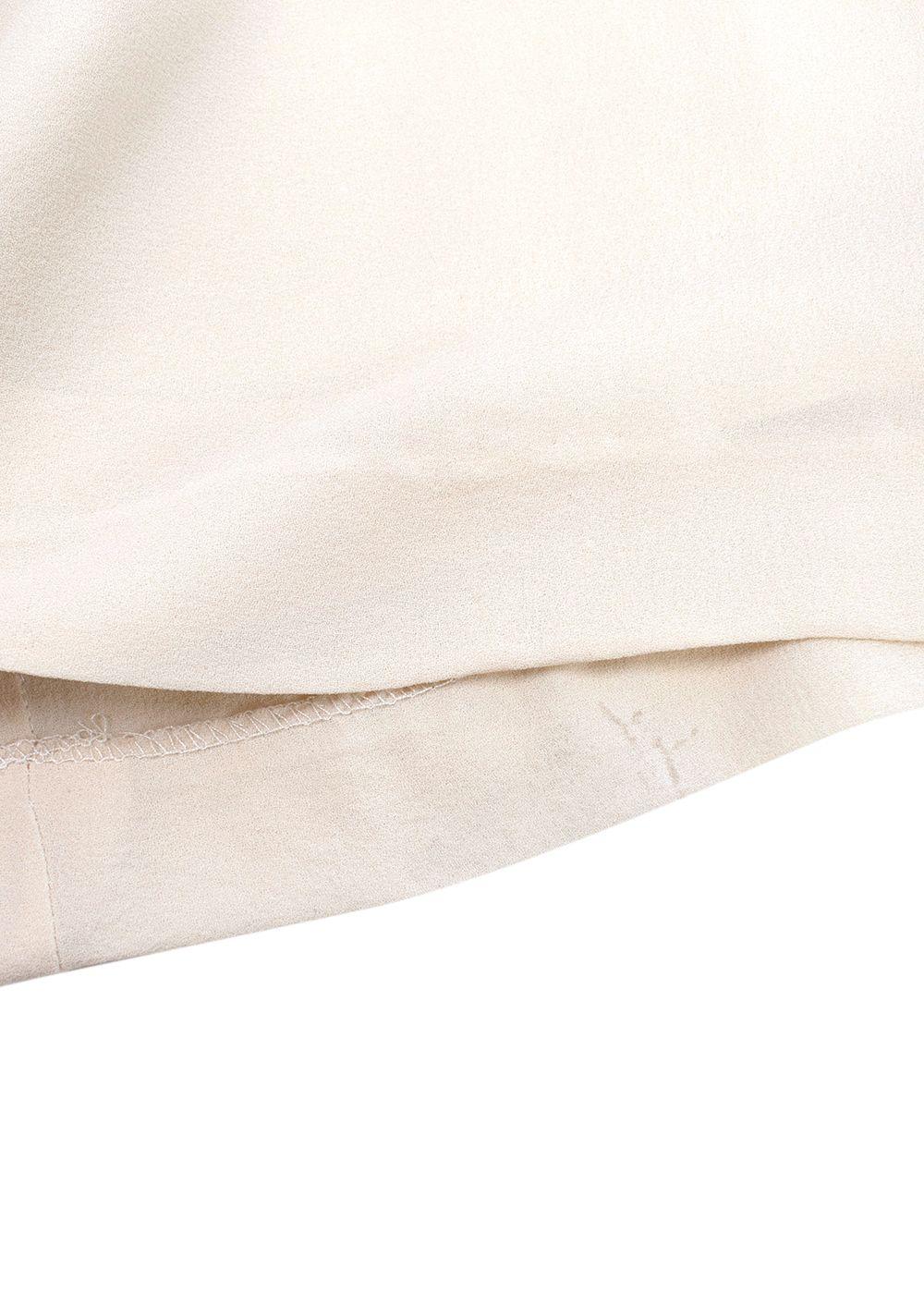 Chanel Cream Silk Mini Dress