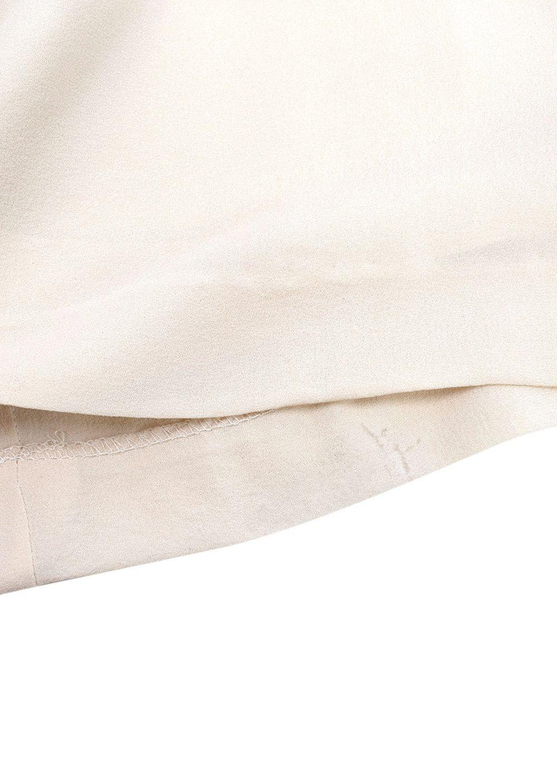 Chanel Cream Silk Mini Dress