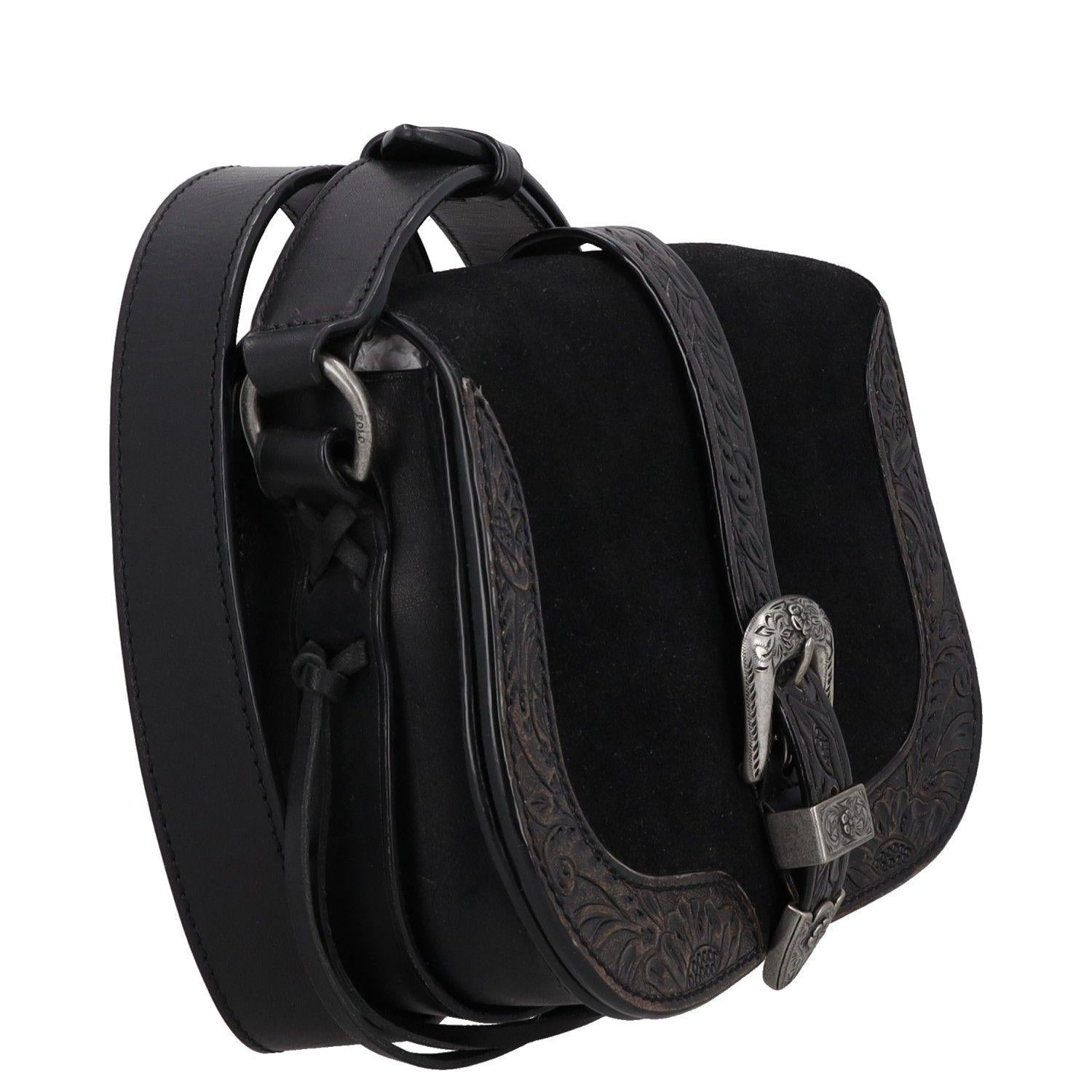 Polo Ralph Lauren Buckled Saddle Crossbody Bag