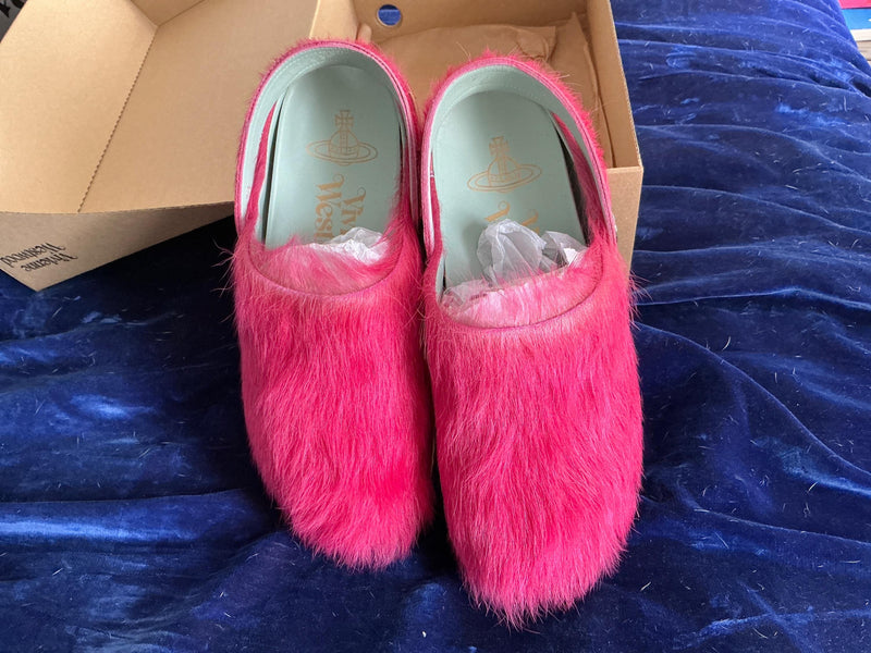 Vivienne Westwood Calf Hair Clogs
