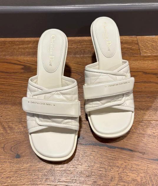 Dior White Revolution Sandals