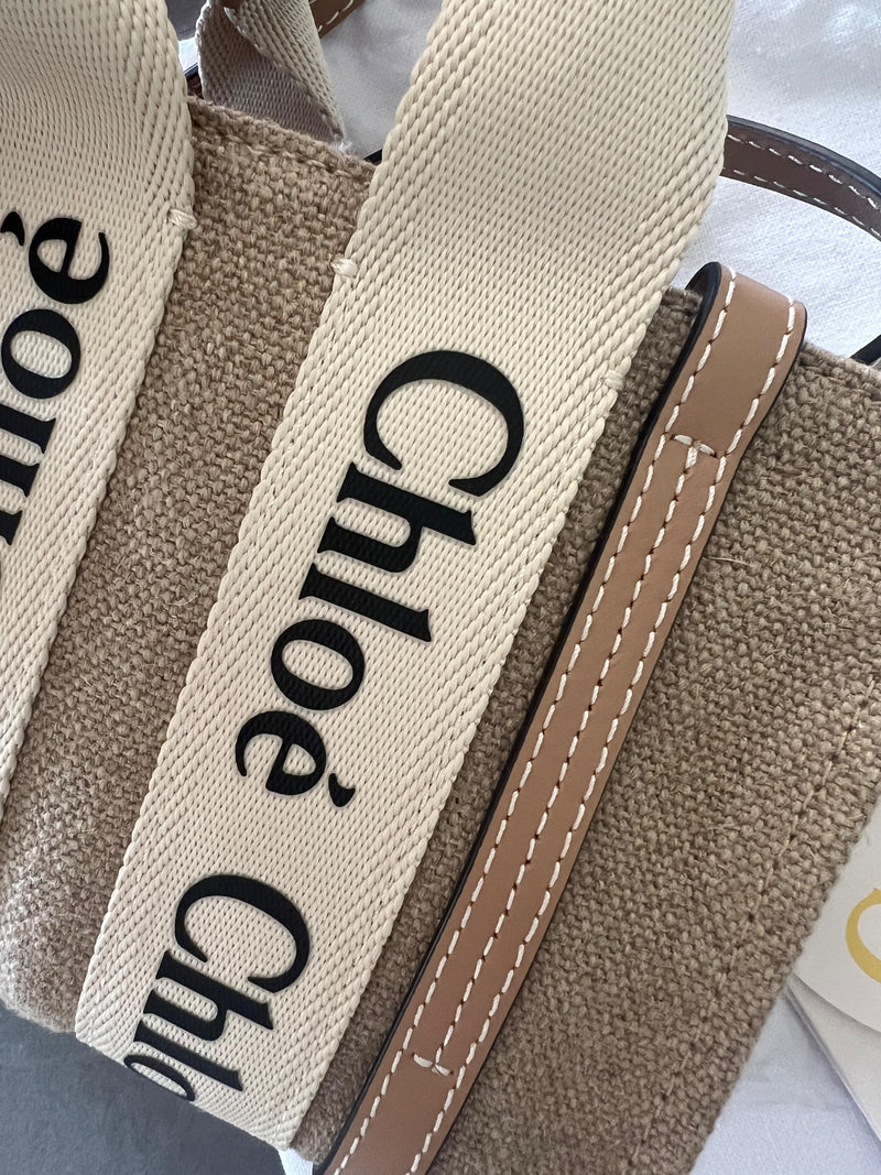 Beige Mini Woody Bag