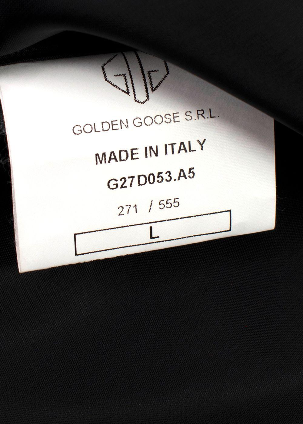 Golden Goose Red Glitter Flared Midi Skirt