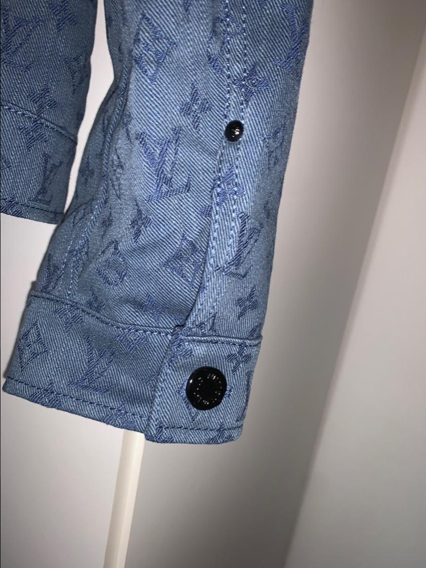 Louis Vuitton Blue Monogram Denim Jacket