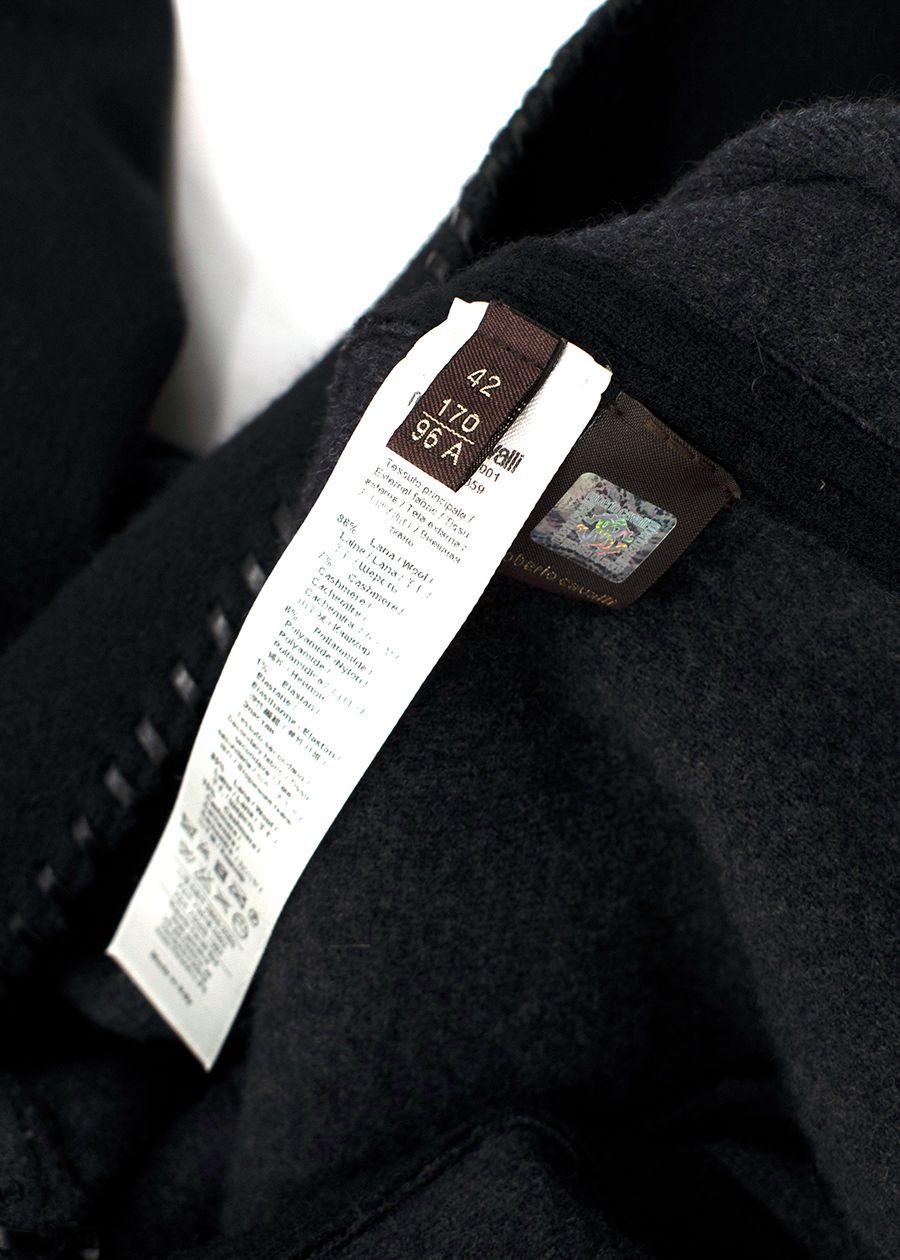Black knotted rope coat