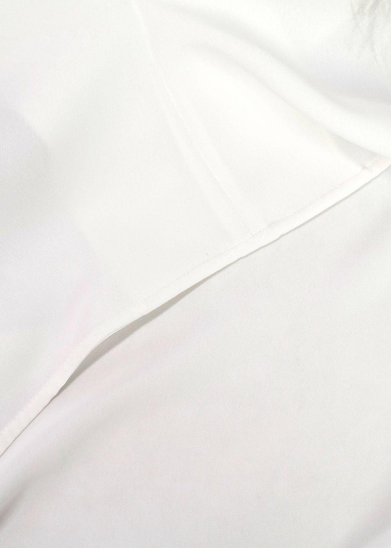 Victoria Beckham Digital Feather Print Scarf Neck Blouse