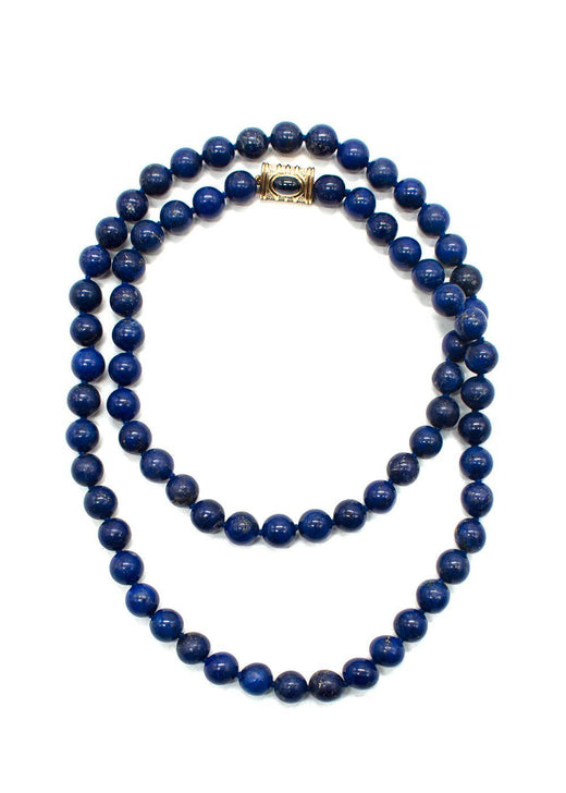 Bespoke Fine Quality Blue Agate Beaded Necklace