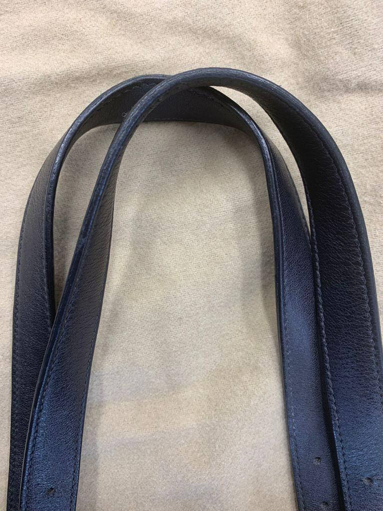 Bottega Veneta Blue Intrecciato Leather Shoulder Bag