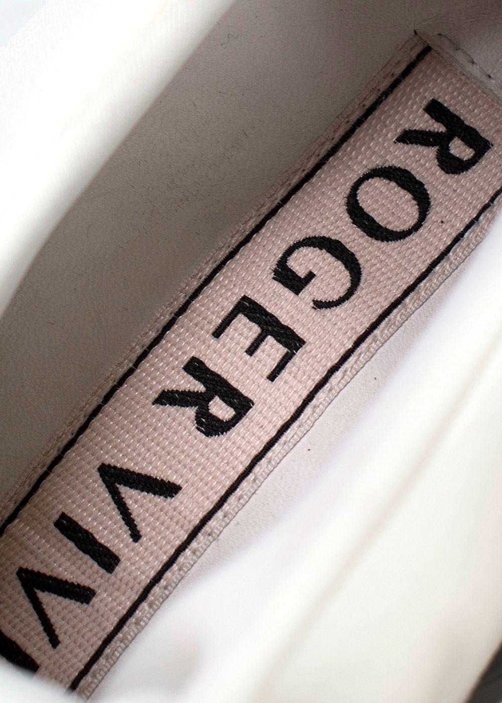 Roger Vivier Viv' Run Scuba And Leather Sneakers
