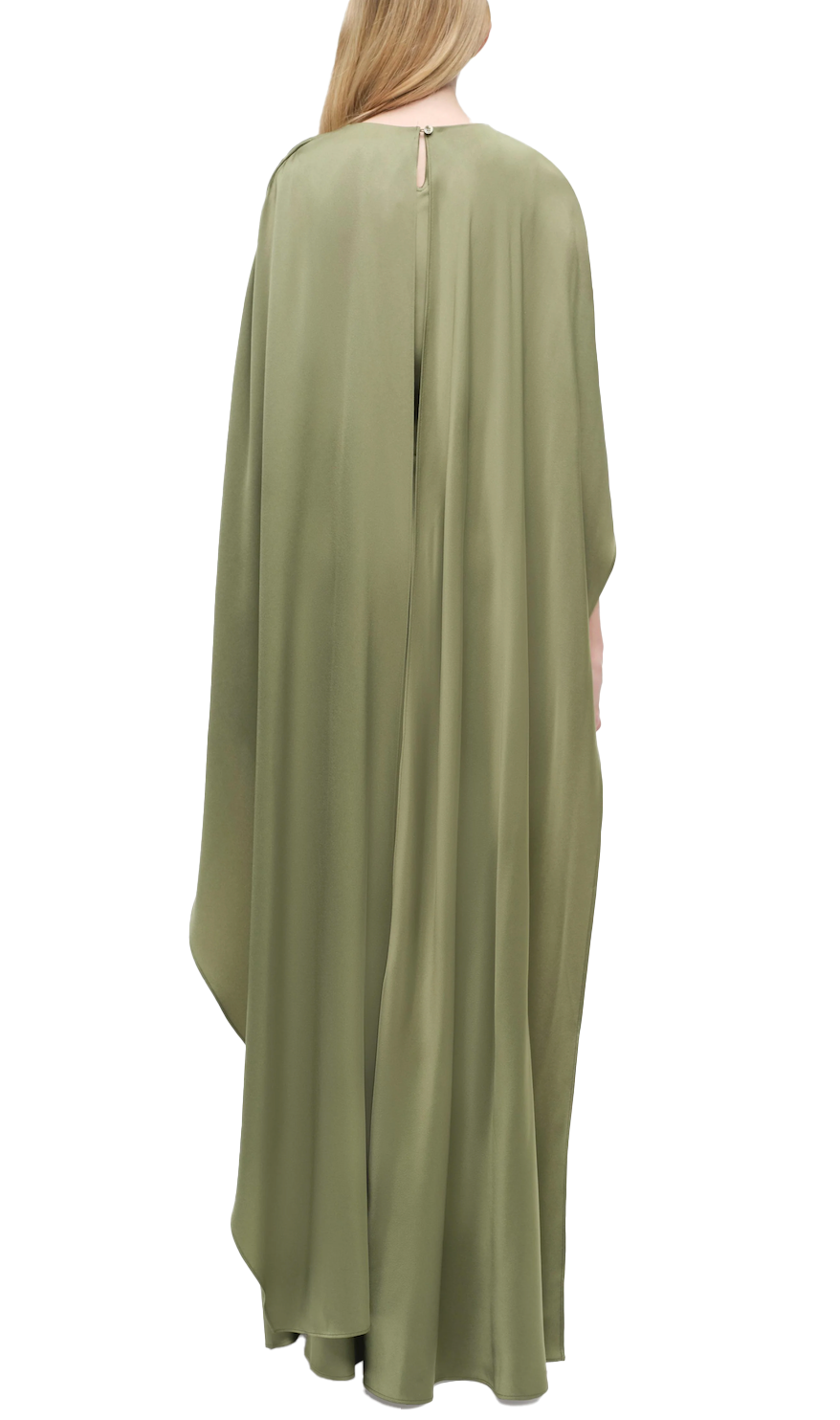 Simkhai Izel Satin Cape Gown