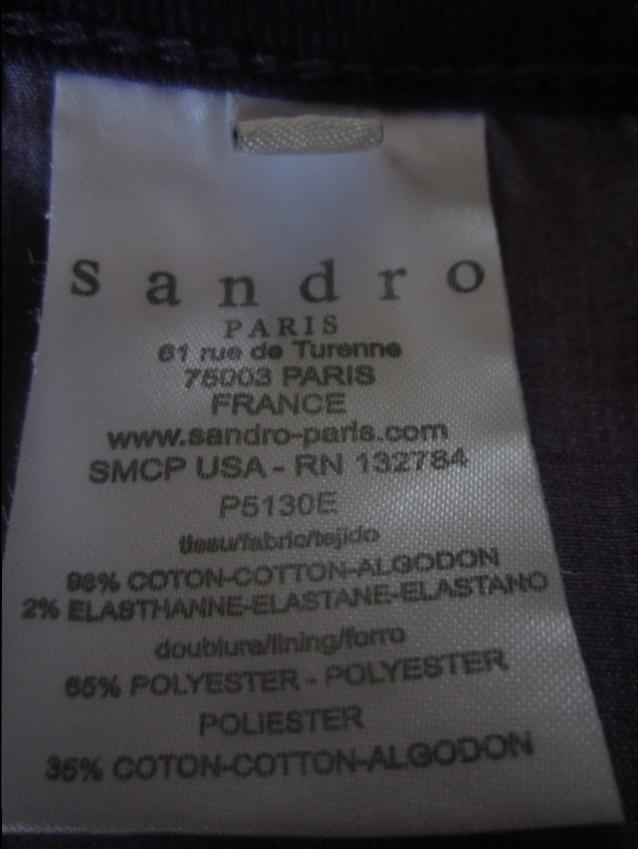 Sandro Purple Distressed Skinny Jeans