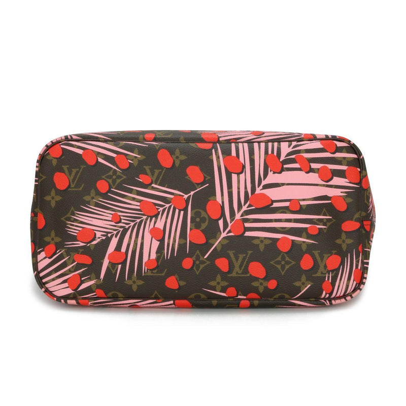 Monogram Jungle Dots Rose Ballerine Neverfull MM Bag