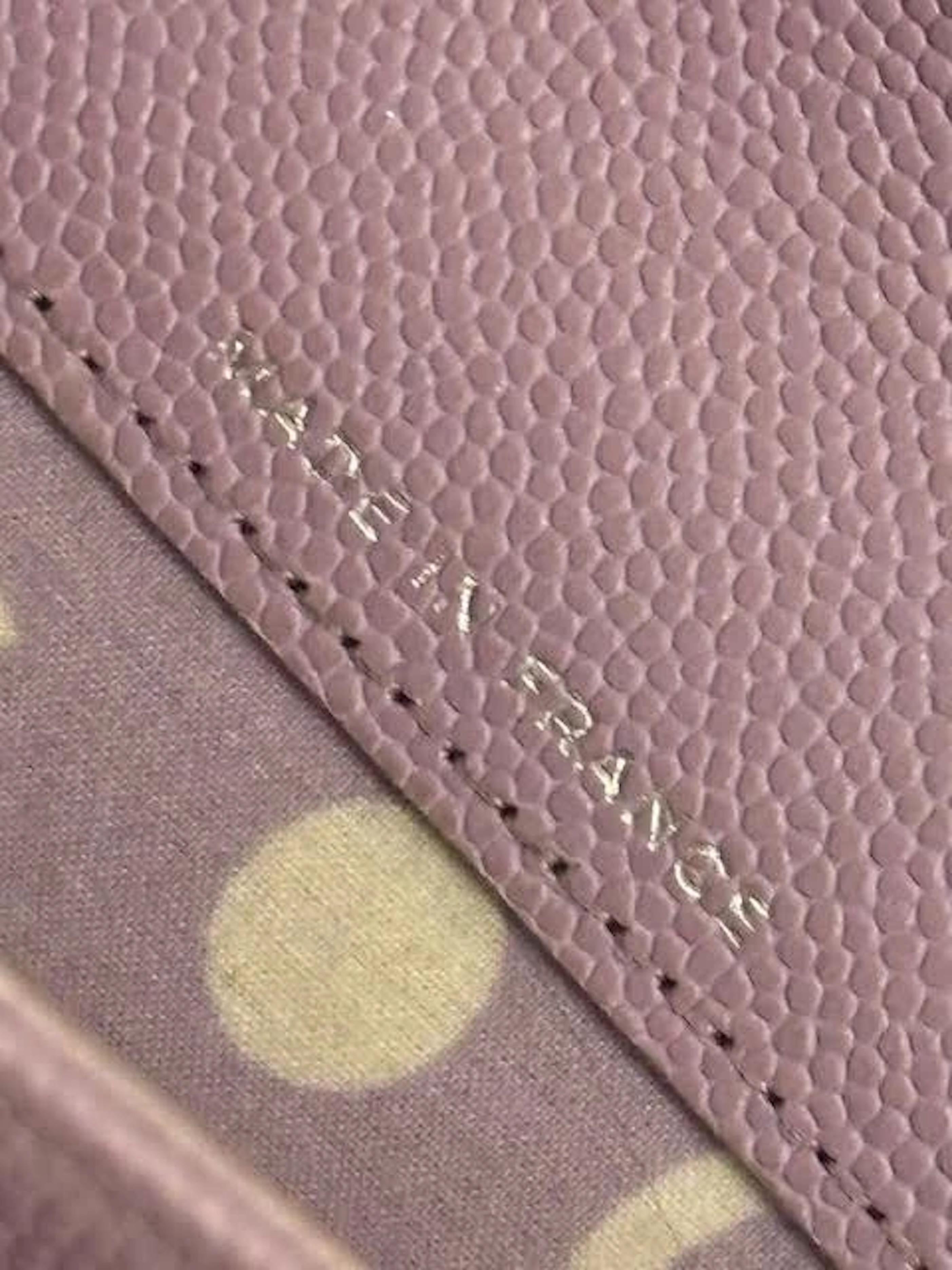 Chanel Lilac Caviar Card Holder