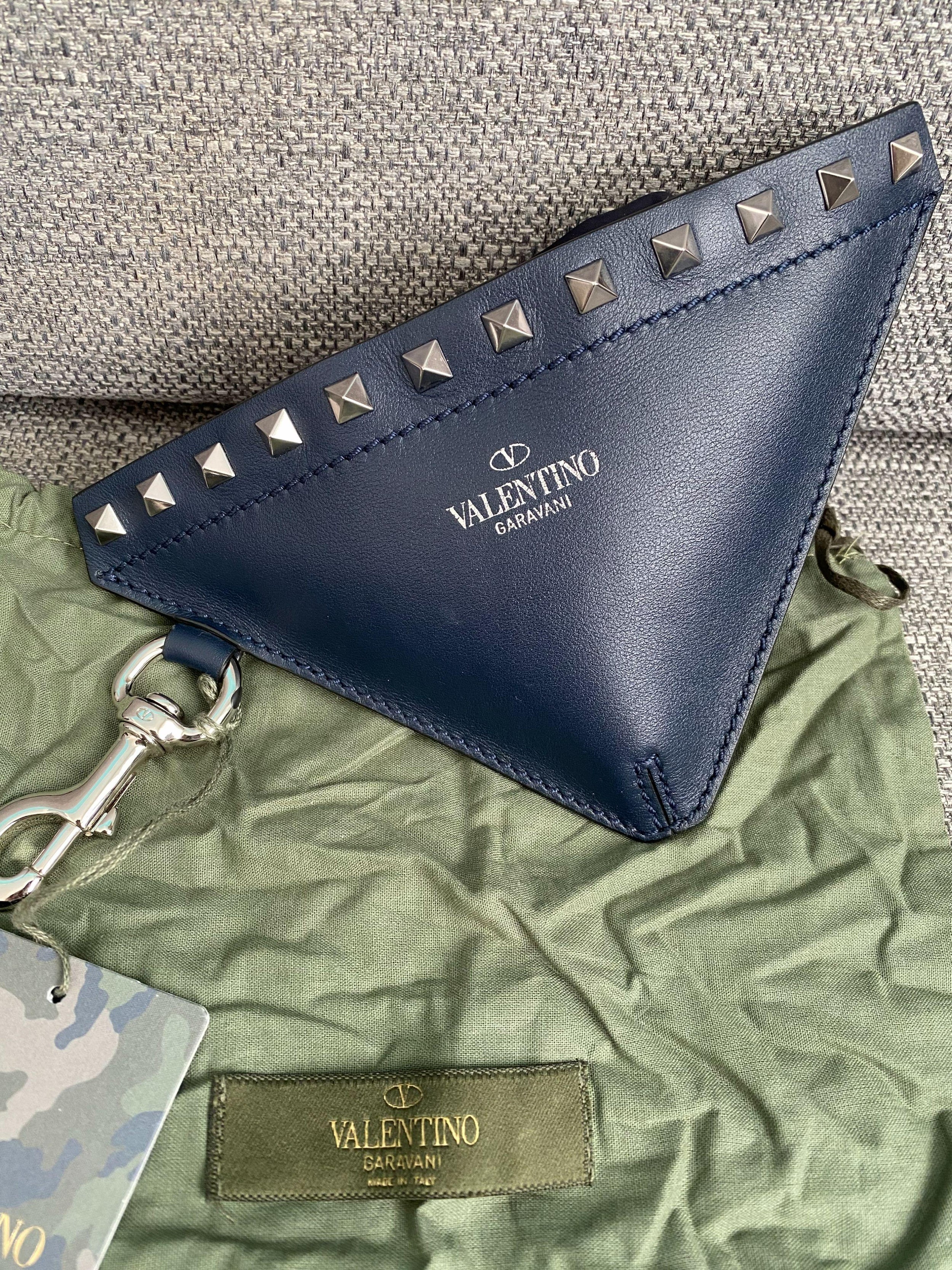 Rockstud Triangle Foldable Panel Tote Bag