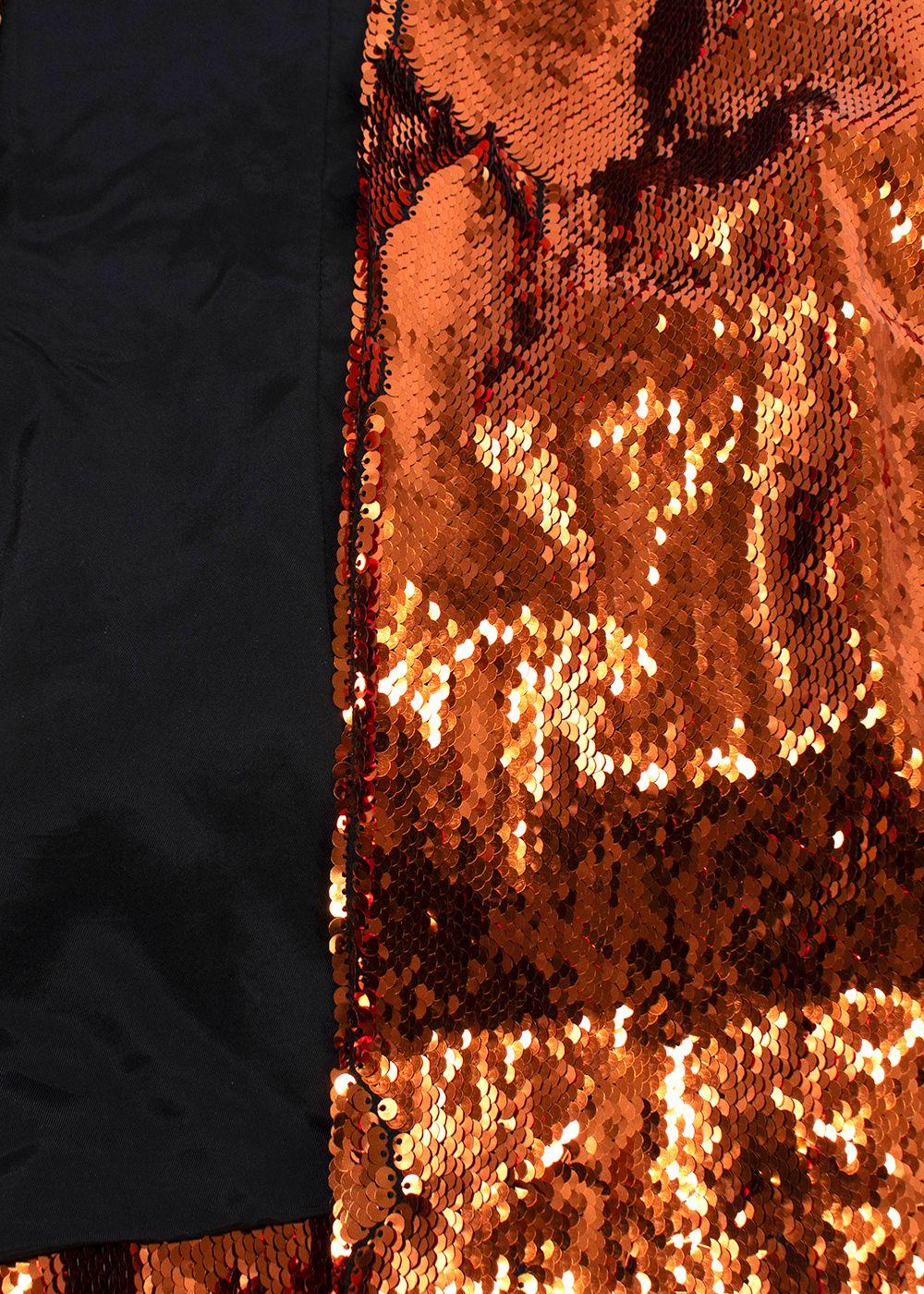 Alexandre Vauthier sequin strapless gown
