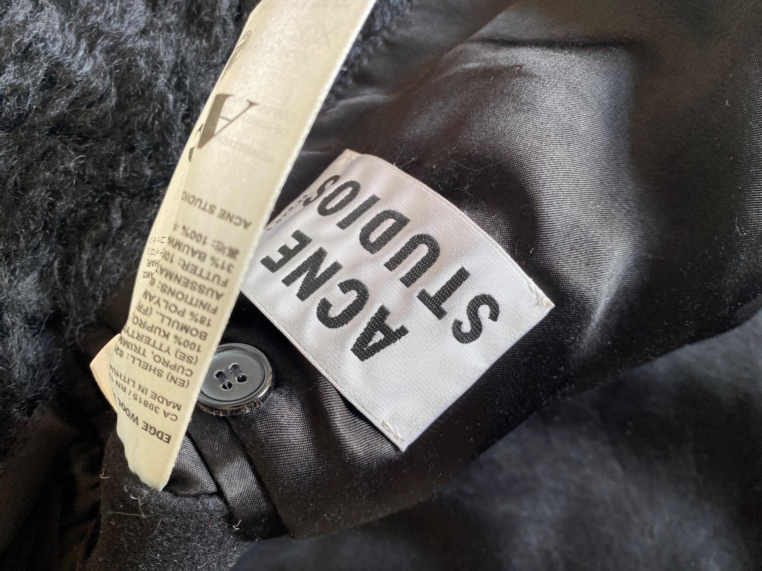 Shearling Panelled Pea Coat