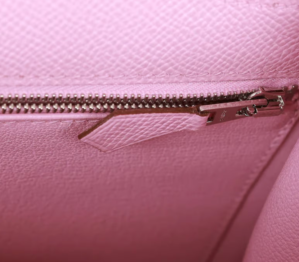 Hermès Kelly 28 Epsom Sellier Mauve Sylvestre