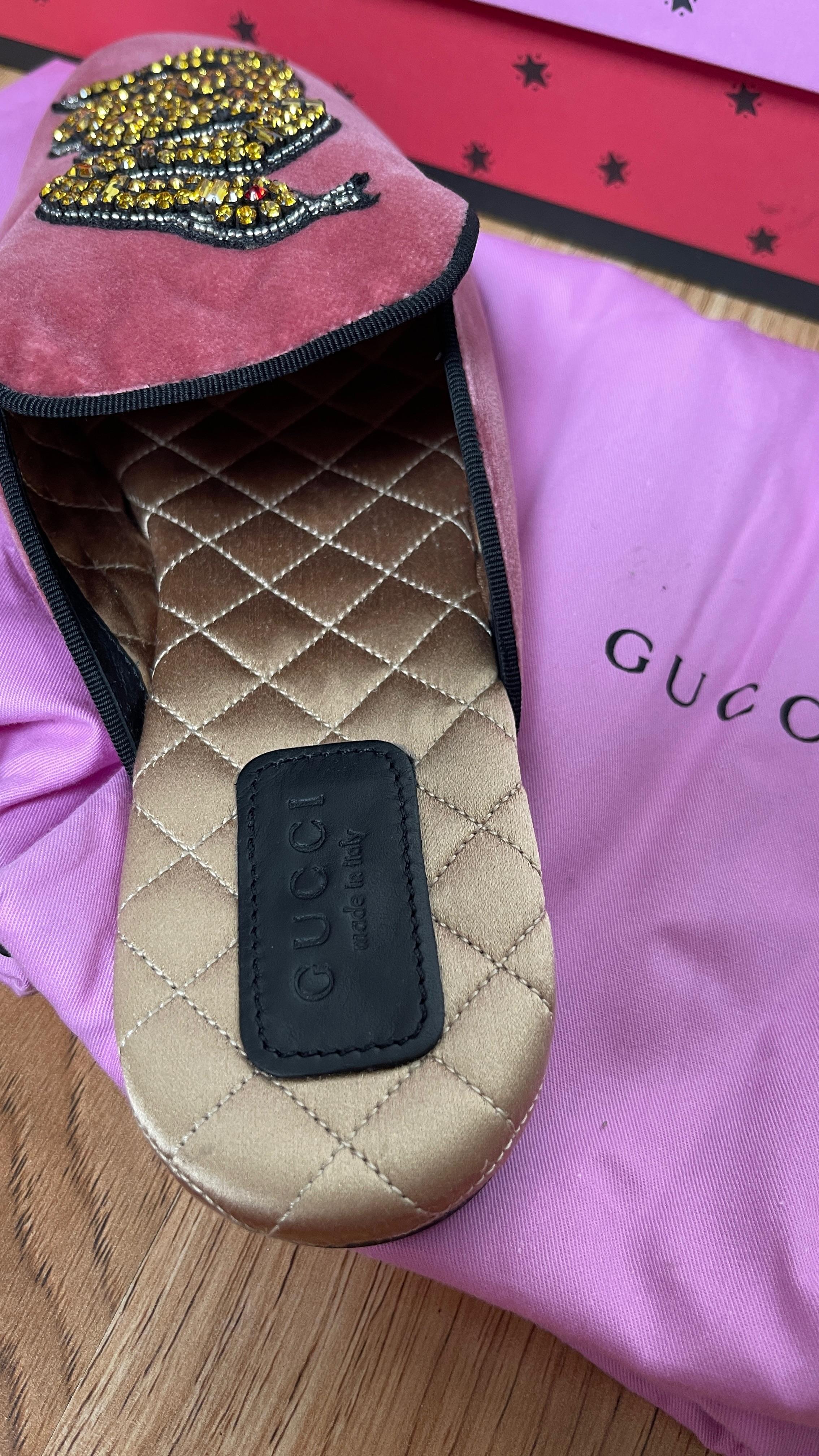 Velvet Lawrence Crystal Snake Slippers