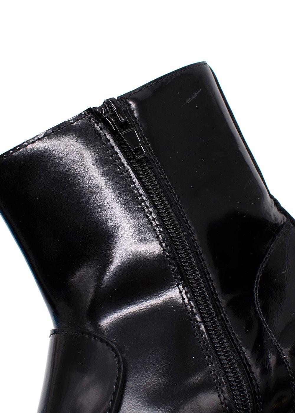 Bottega Veneta Black Monsieur Horsebit Ankle Boots