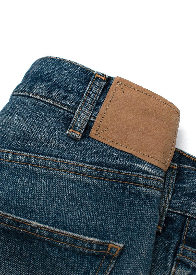 Mid-wash SL-003 skinny leg jeans