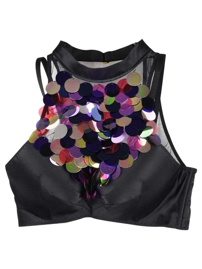 Agent Provocateur Reno Embellished High Neck Bra
