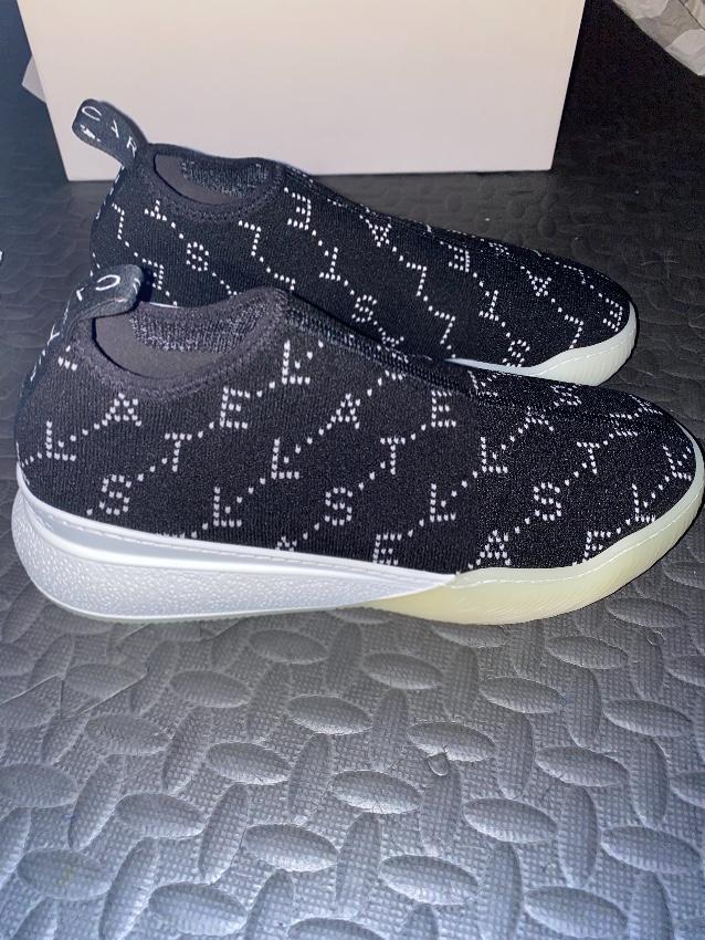 Stella McCartney Logo Print Slip-On Sneakers