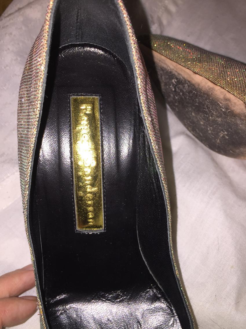 Rupert Sanderson Malory Iridiscant Shimmer Heel