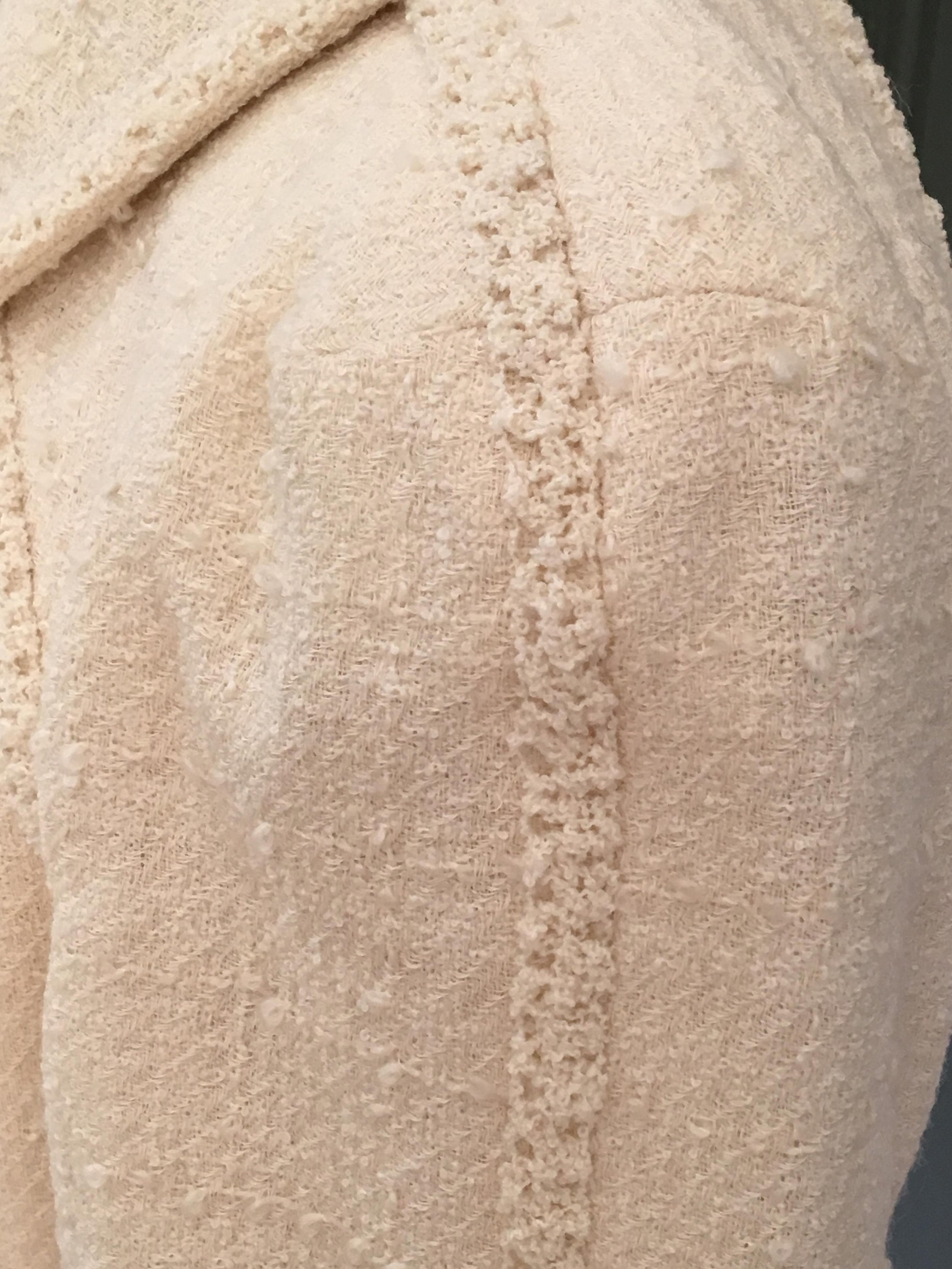 Chanel Cream Tweed Jacket