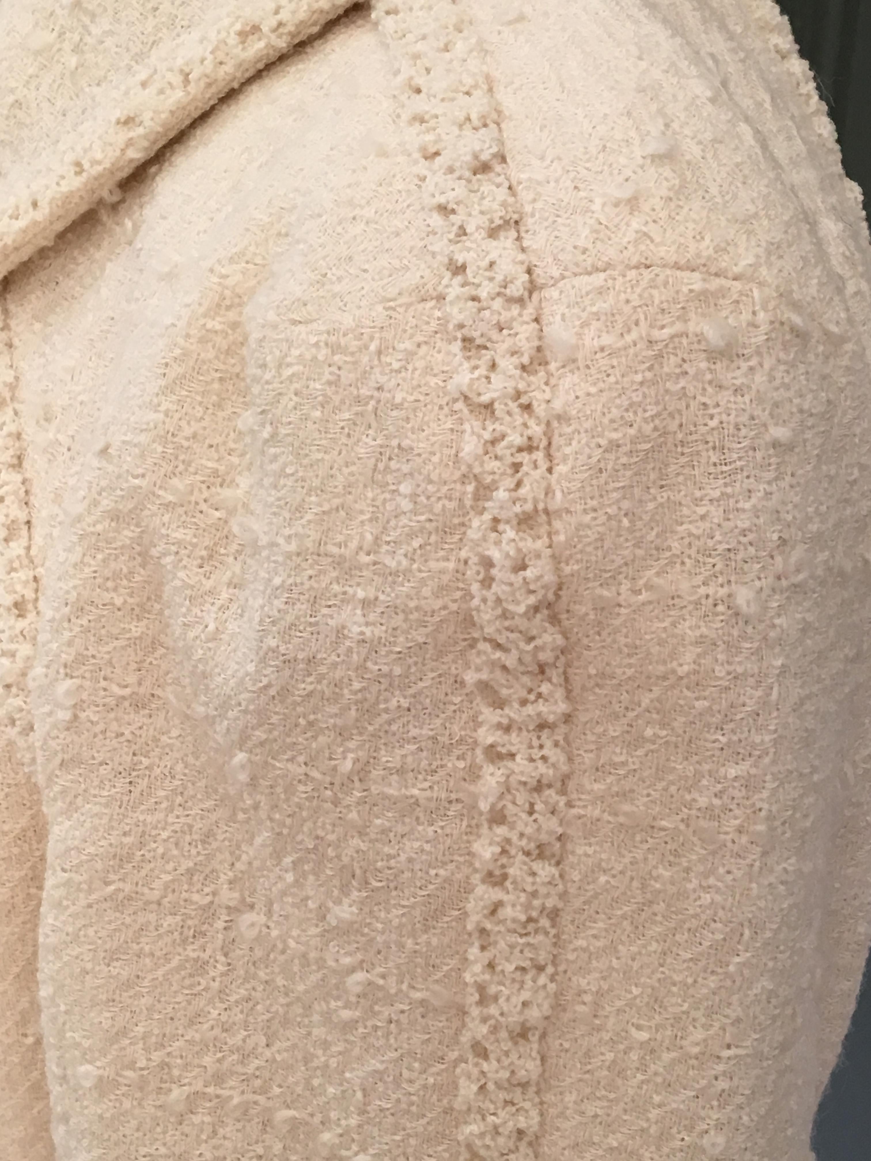 Chanel Cream Tweed Jacket