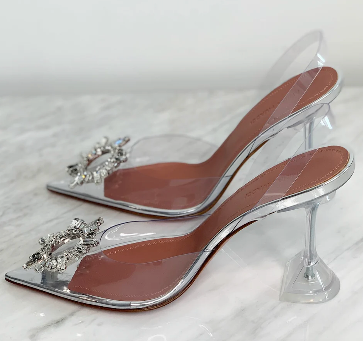 Amina Muaddi Begum PVC Pumps