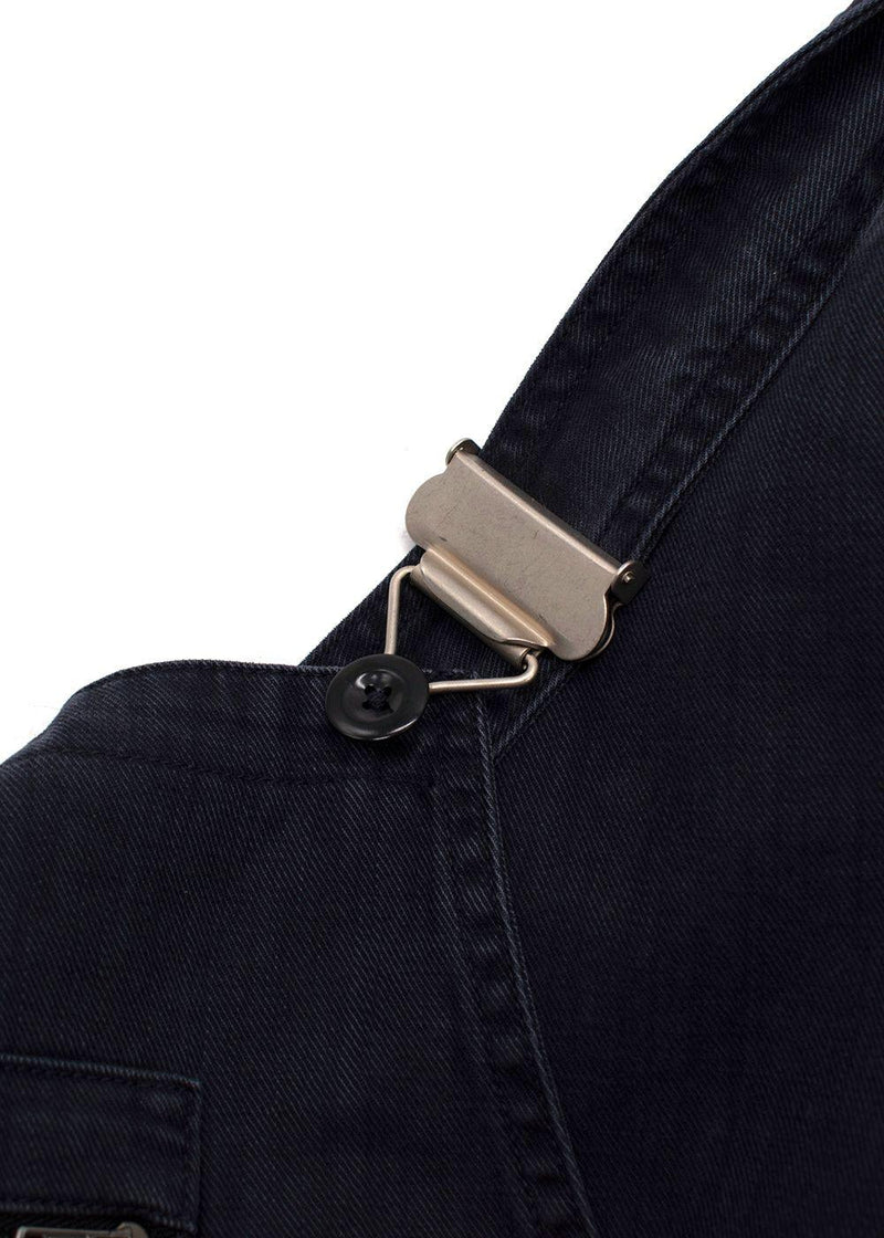 MHL Black Denim Canvas Dungarees
