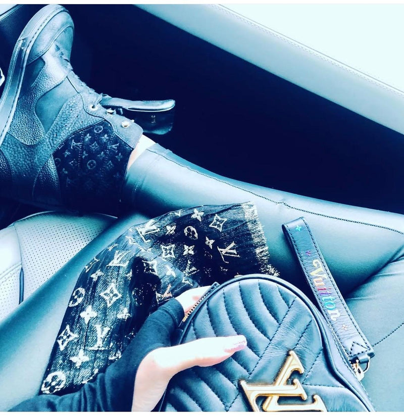 Louis Vuitton Black Monogram Ankle Boots