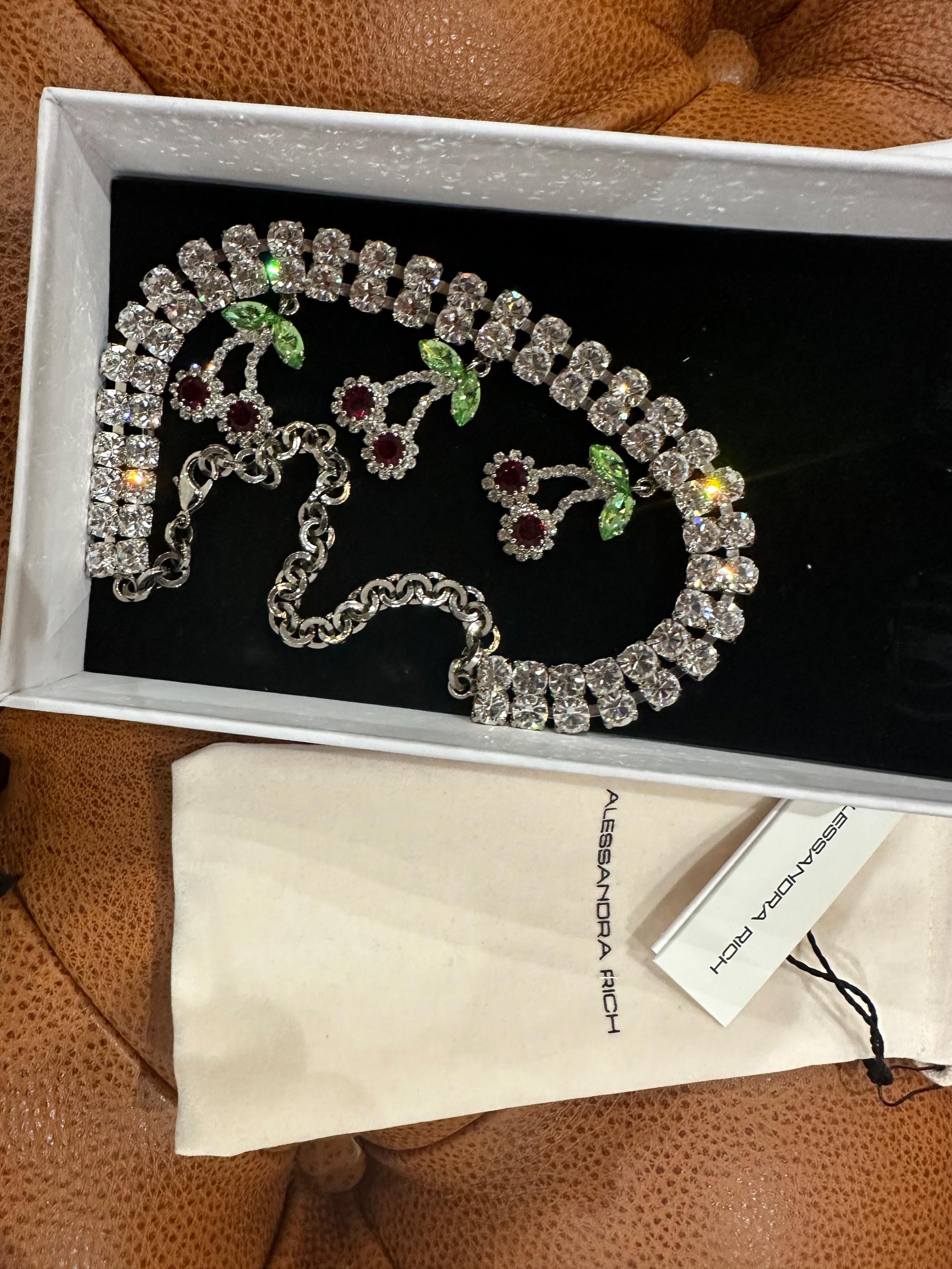 Alessandra Rich Cherry Choker