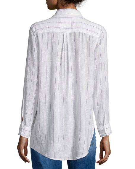 Rails Charli Skinny-Striped Shirt