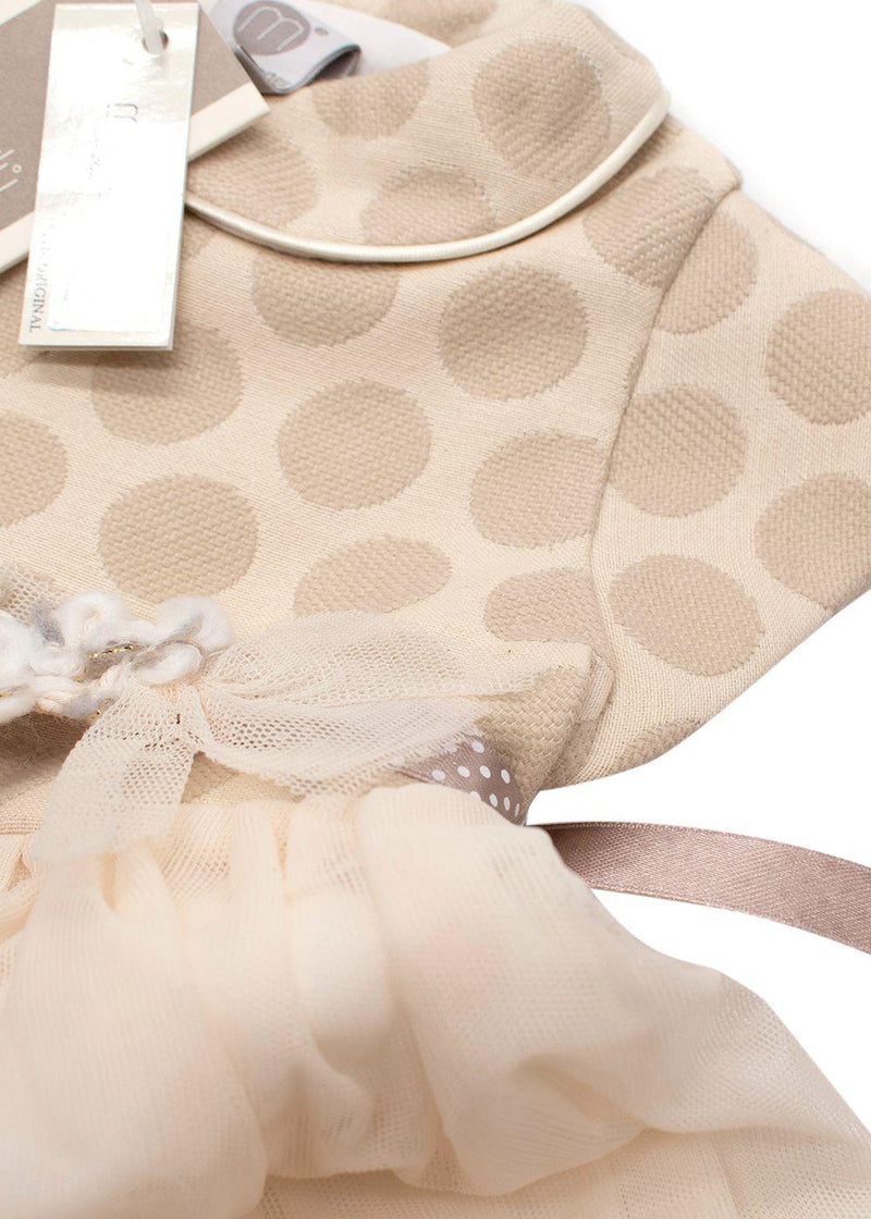 Marlů Infants Cream Party Dress 9-12 months