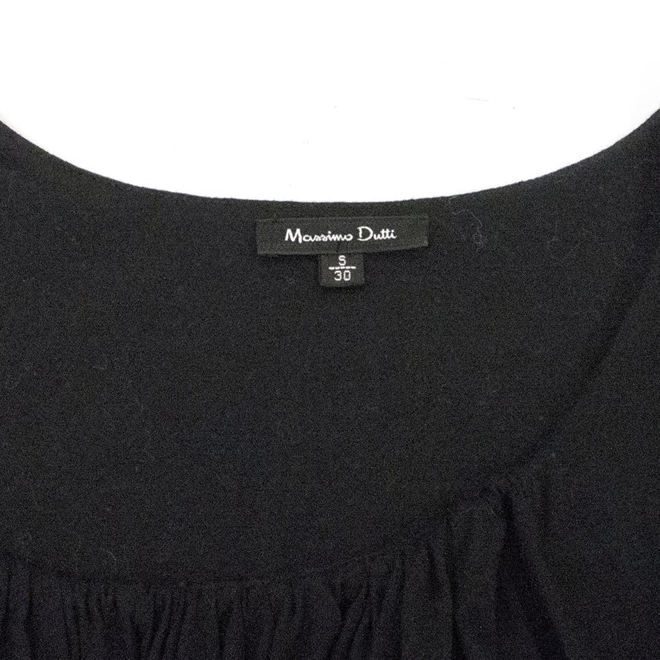 Massimo Dutti Black Sleeveless Dress
