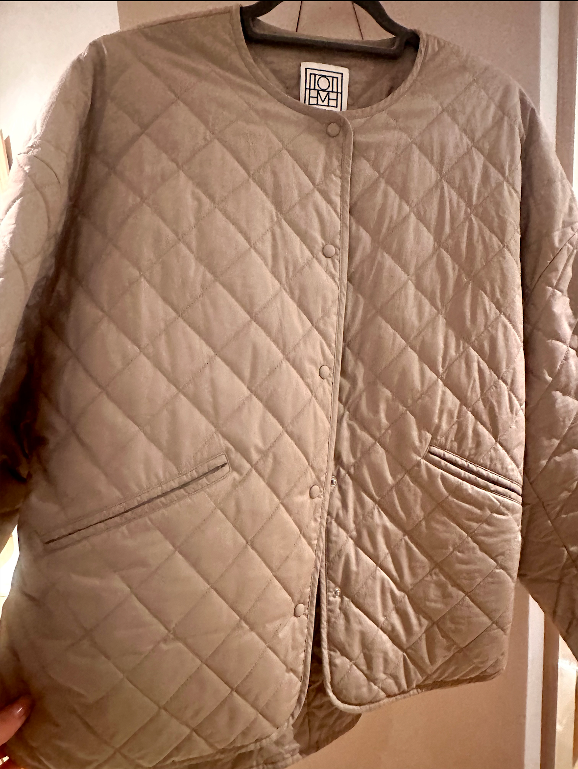 Toteme Sand Quilted Jacket
