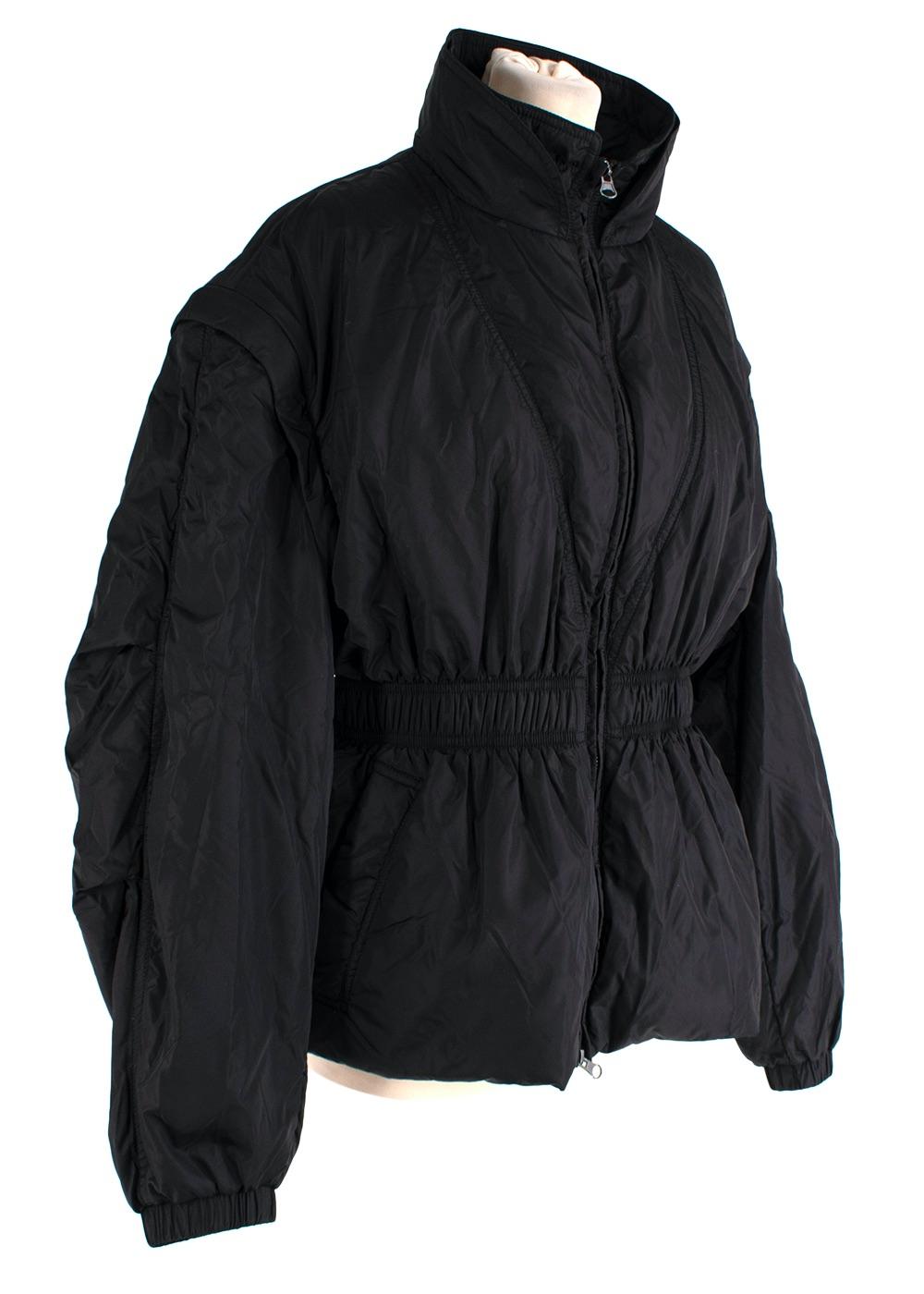 Etoile black recycle polyamide Dastya windbreaker