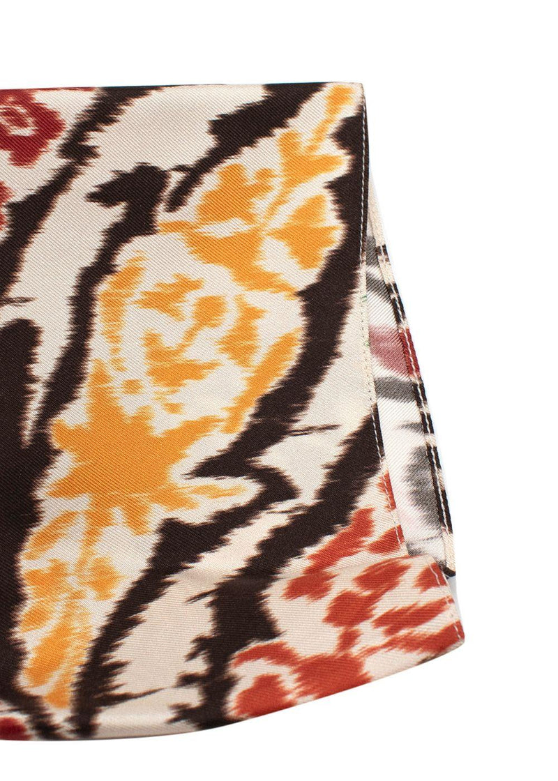 Dior Silk Patterned Maxi Dress