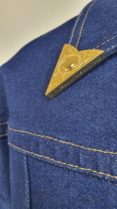 Versace Jeans Couture Gold Tip Denim Jacket