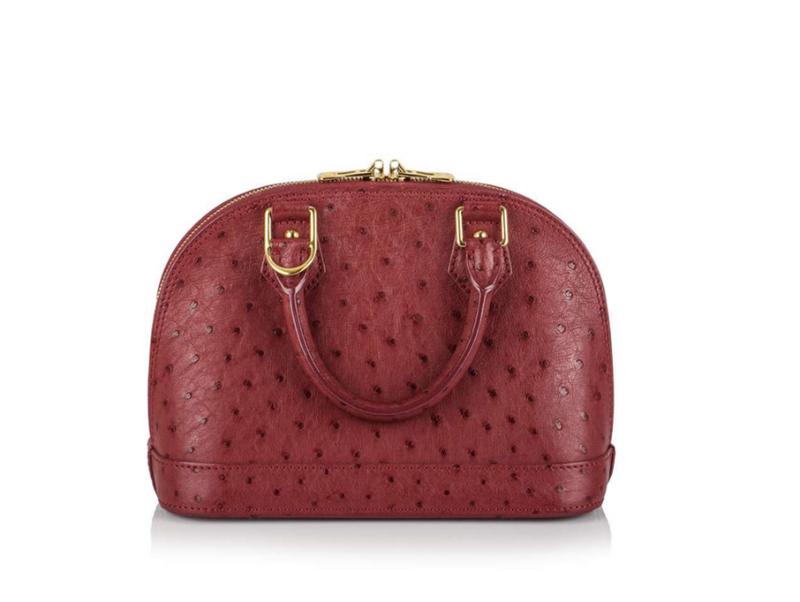 Louis Vuitton Ostrich Alma BB Bag