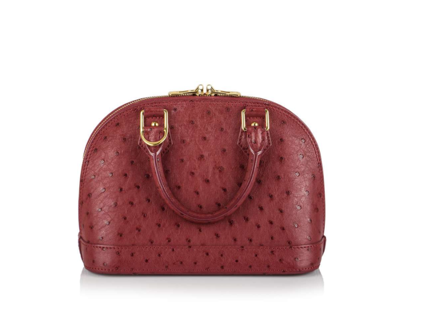 Louis Vuitton Ostrich Alma BB Bag