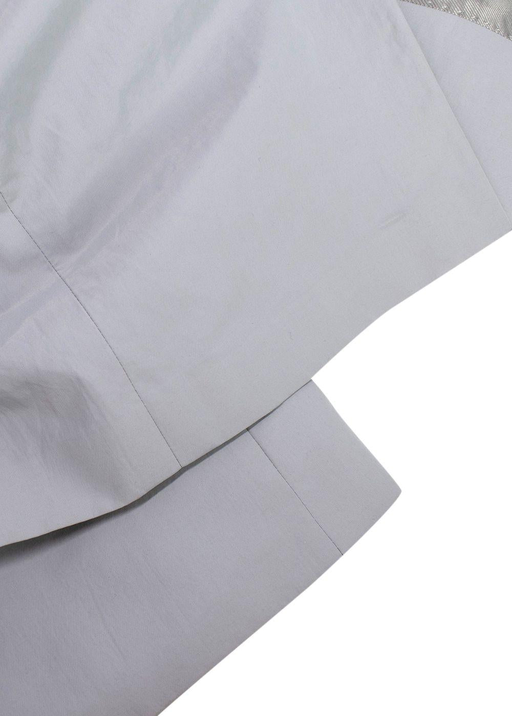 Neil Barrett Grey Single Breasted Blazer