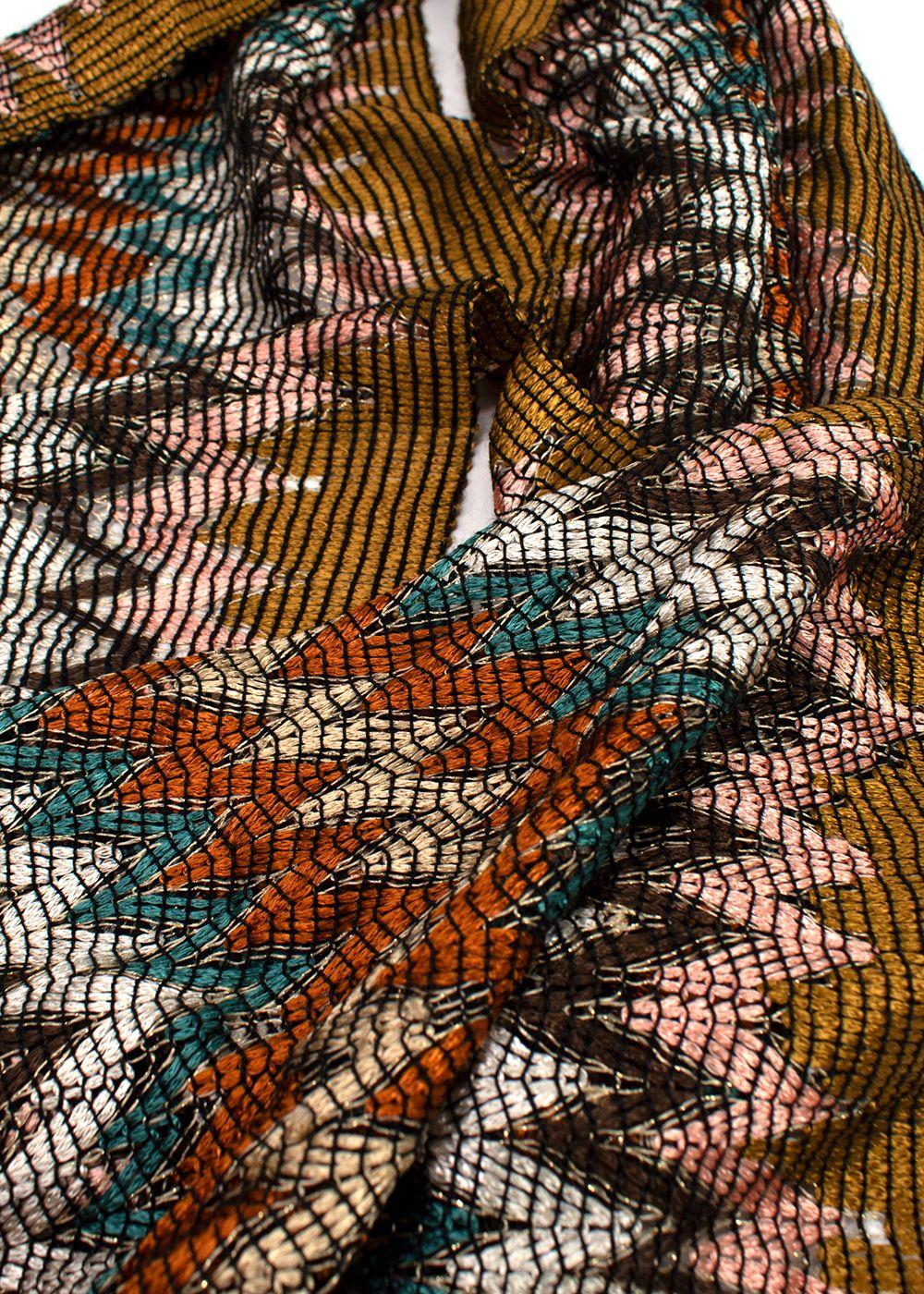 Missoni Multi-Colour Zigzag Scarf