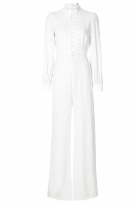 GOAT White Crepe Jumpsuit