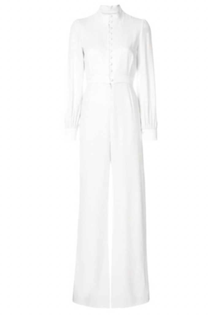 GOAT White Crepe Jumpsuit
